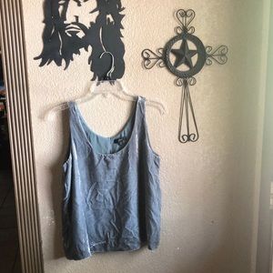 Ladies velvet J Crew tank top